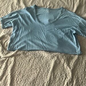 American Eagle distressed crop top